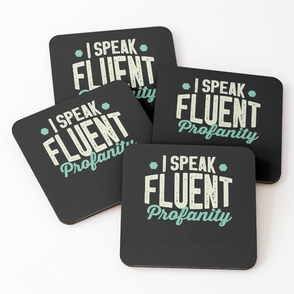 Item preview, Funny Sarcasm I Speak Fluent Profanity Saying Colored Vintage Design / Sarcastic Gift for christmas designed and sold by Chamssou.
