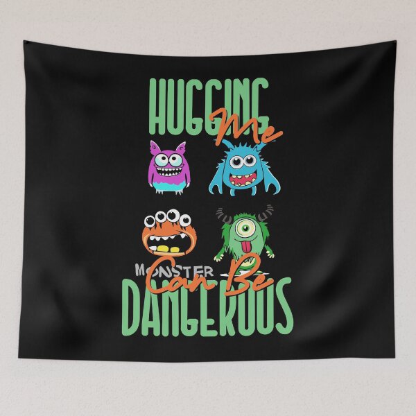 Item preview, HUGGING ME CAN BE DANGEROUS designed and sold by GAADesignz.