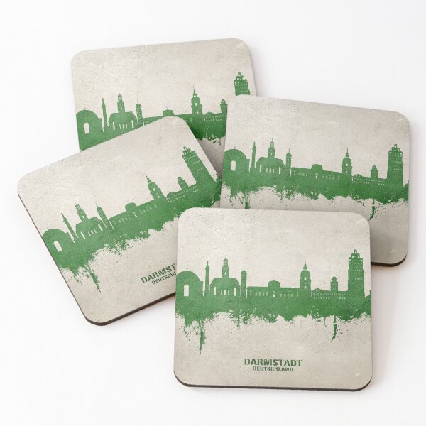 Item preview, Darmstadt Germany Skyline designed and sold by ArtPrints.