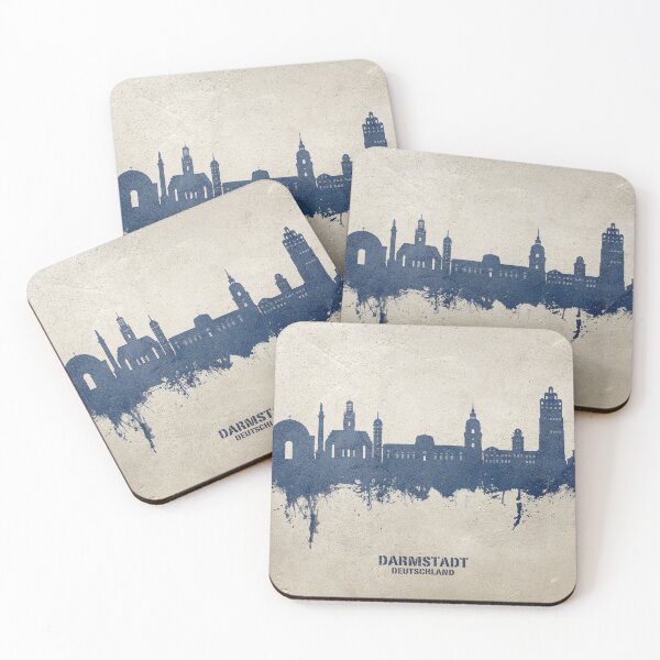 Item preview, Darmstadt Germany Skyline designed and sold by ArtPrints.
