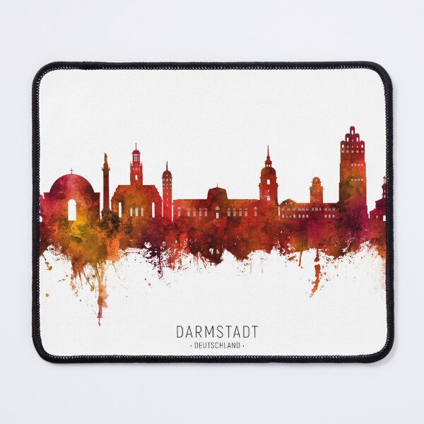 Item preview, Darmstadt Germany Skyline designed and sold by ArtPrints.