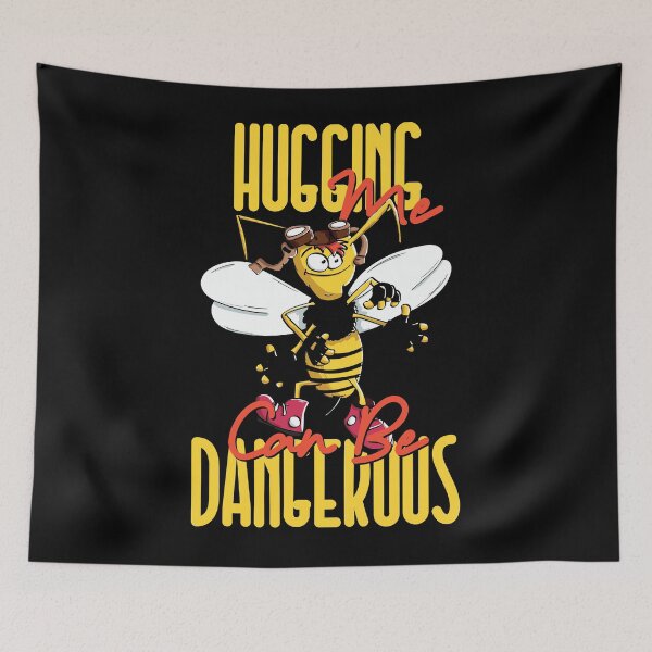 Item preview, HUGGING ME CAN BE DANGEROUS designed and sold by GAADesignz.