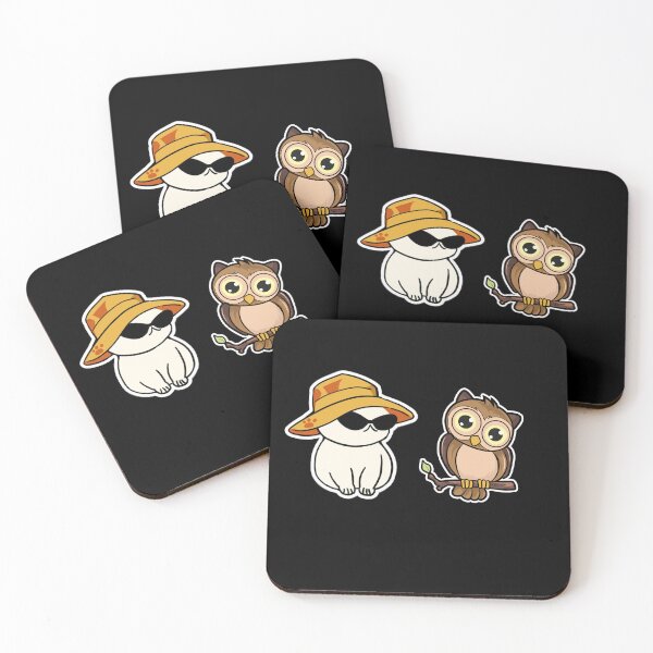 Item preview, a cat and an owl funny pet owner designed and sold by Emotionsy.