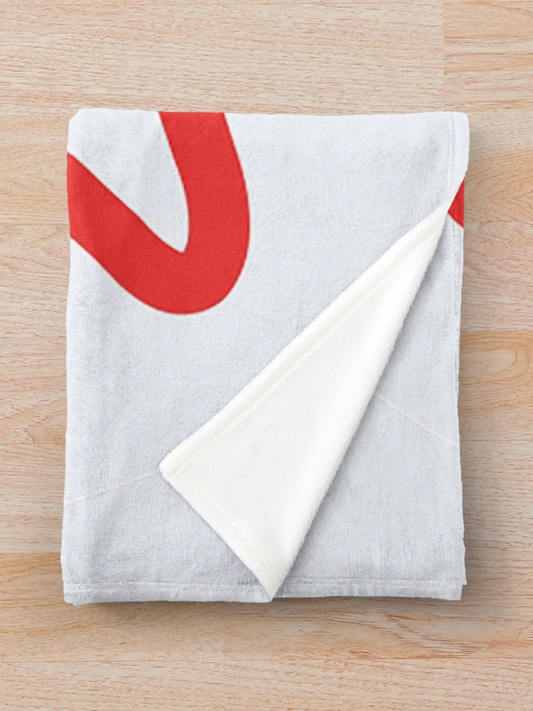 Aperçu 3 sur 6. Plaid avec l'œuvre S Logo Blanc créée et vendue par Ruthbare.