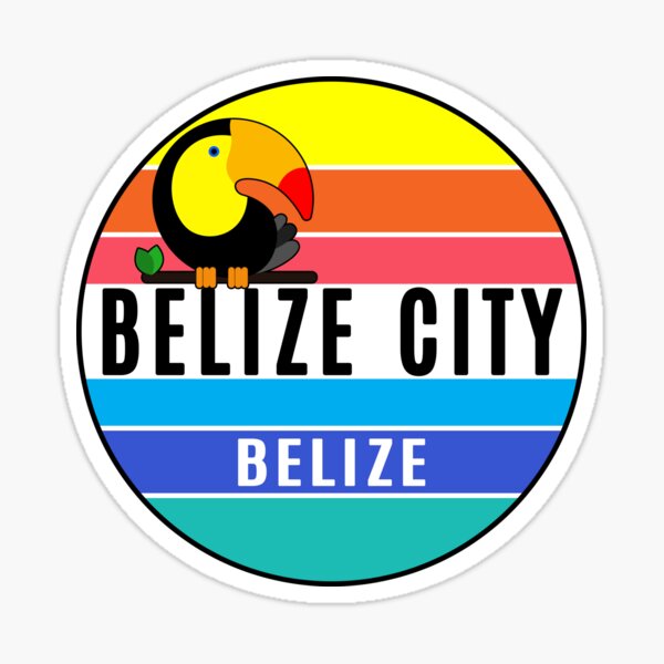 Item preview, Belize City Belize Tropical Ocean Beach Diving Scuba Toucan designed and sold by DESTINATIONS DECAL.