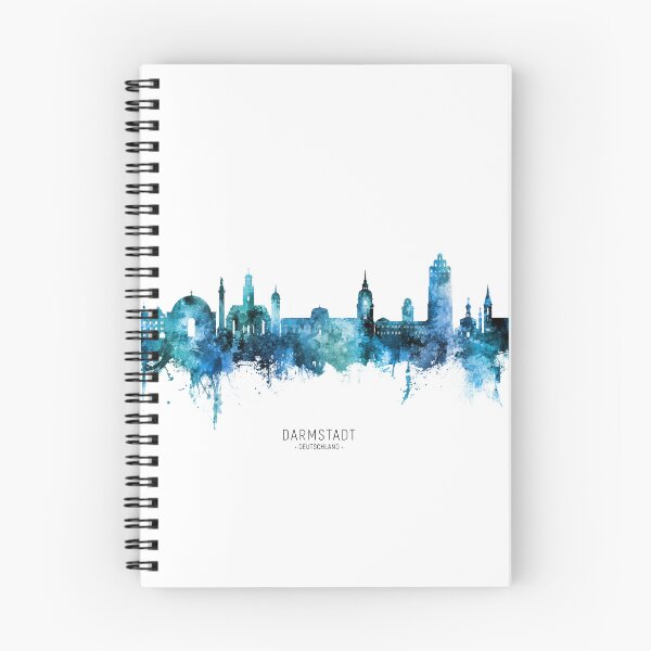 Item preview, Darmstadt Germany Skyline designed and sold by ArtPrints.