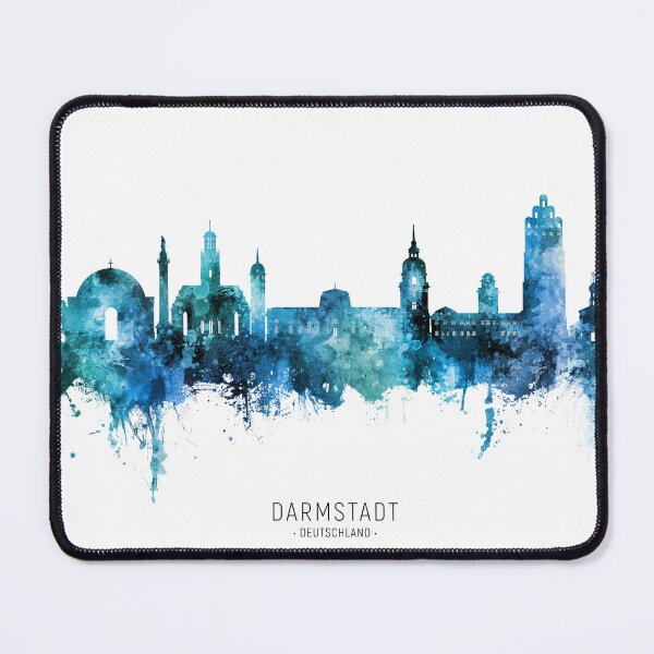 Item preview, Darmstadt Germany Skyline designed and sold by ArtPrints.