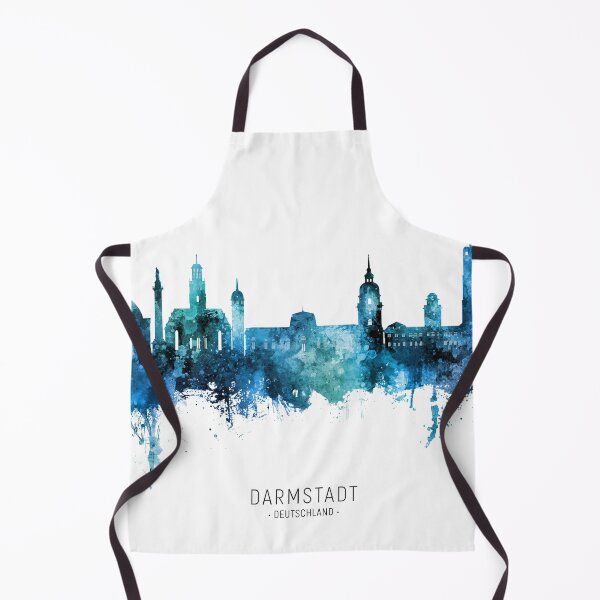 Item preview, Darmstadt Germany Skyline designed and sold by ArtPrints.