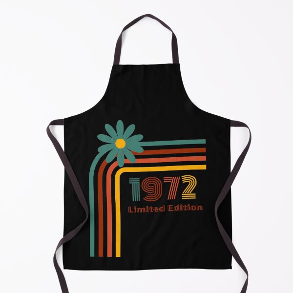 Item preview, Born In 1972 Retro Limited Edition Birthday Design designed and sold by RockBeeDesigns.