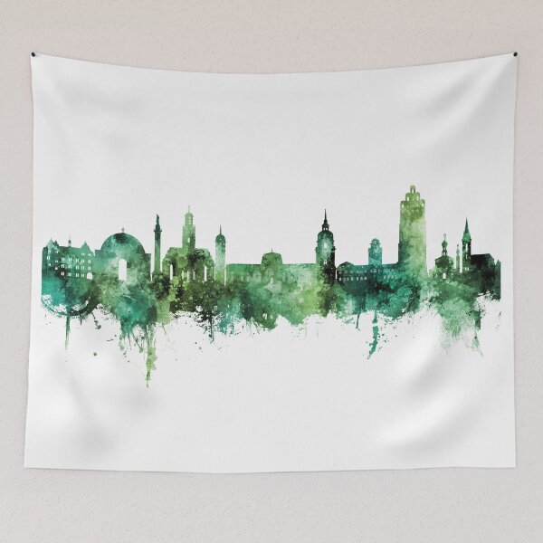 Item preview, Darmstadt Germany Skyline designed and sold by ArtPrints.