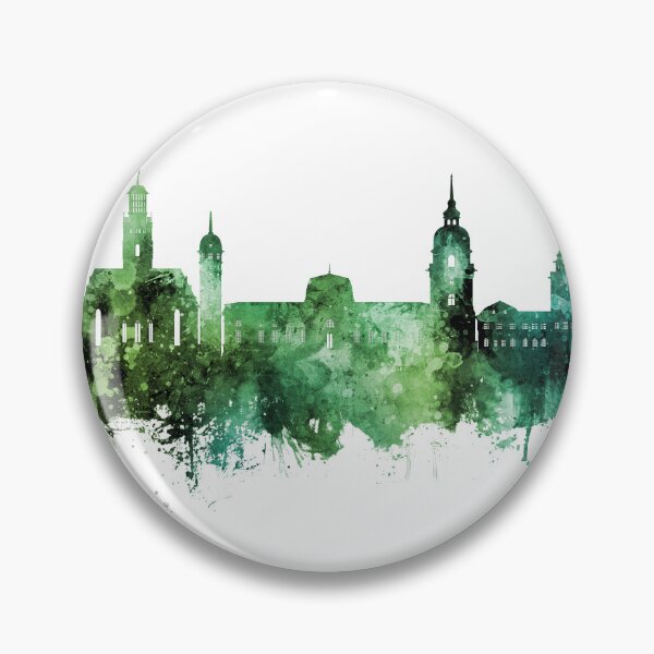 Item preview, Darmstadt Germany Skyline designed and sold by ArtPrints.