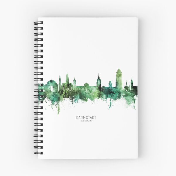 Item preview, Darmstadt Germany Skyline designed and sold by ArtPrints.