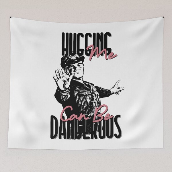 Item preview, HUGGING ME CAN BE DANGEROUS designed and sold by GAADesignz.