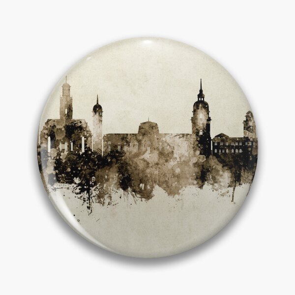 Item preview, Darmstadt Germany Skyline designed and sold by ArtPrints.