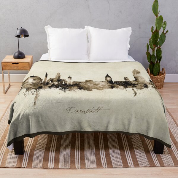 Item preview, Darmstadt Germany Skyline designed and sold by ArtPrints.