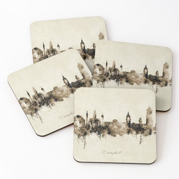 Item preview, Darmstadt Germany Skyline designed and sold by ArtPrints.