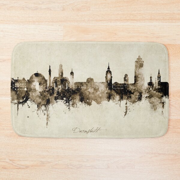 Item preview, Darmstadt Germany Skyline designed and sold by ArtPrints.