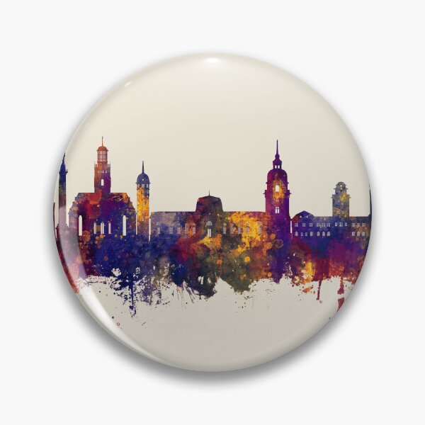Item preview, Darmstadt Germany Skyline designed and sold by ArtPrints.