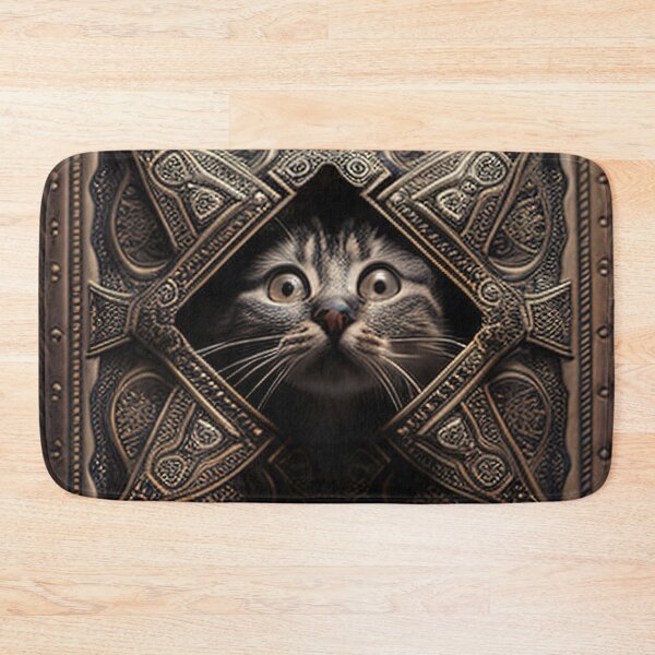Item preview, Cat peaking out of pandora box designed and sold by RK - Shop.