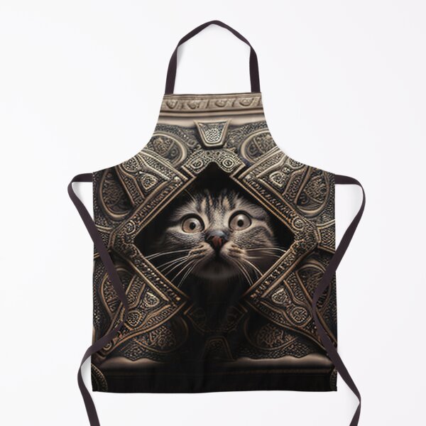 Item preview, Cat peaking out of pandora box designed and sold by RK - Shop.