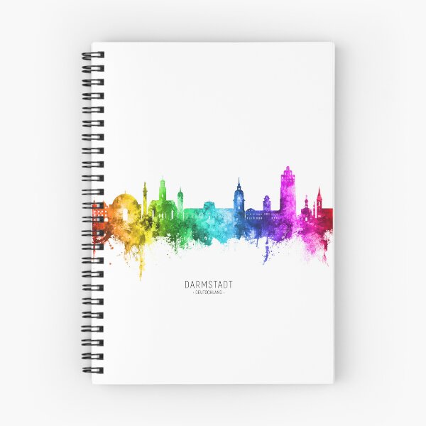 Item preview, Darmstadt Germany Skyline designed and sold by ArtPrints.