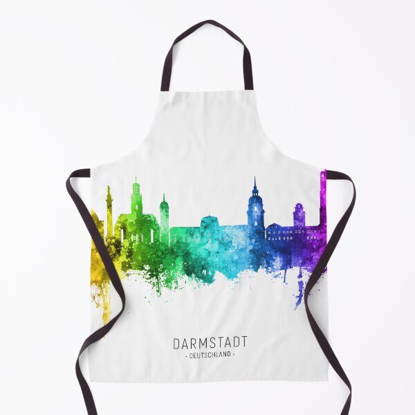 Item preview, Darmstadt Germany Skyline designed and sold by ArtPrints.