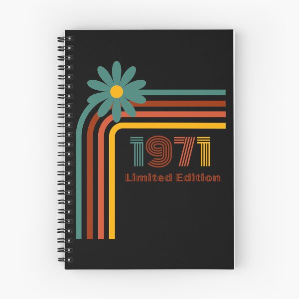 Item preview, Born In 1971 Retro Limited Edition Birthday Design designed and sold by RockBeeDesigns.