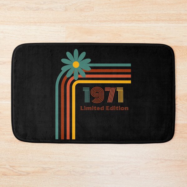 Item preview, Born In 1971 Retro Limited Edition Birthday Design designed and sold by RockBeeDesigns.