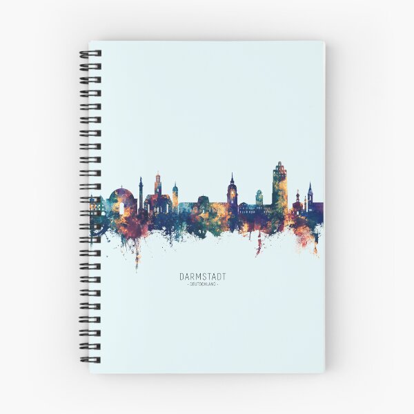 Item preview, Darmstadt Germany Skyline designed and sold by ArtPrints.