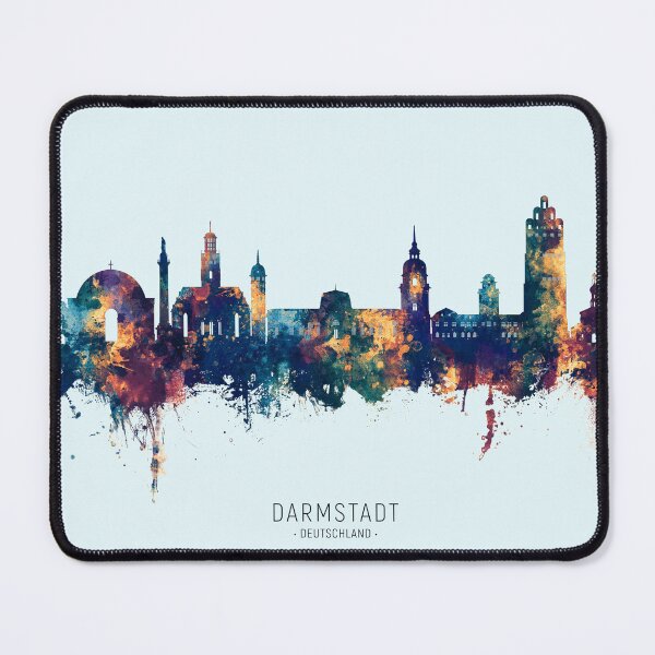 Item preview, Darmstadt Germany Skyline designed and sold by ArtPrints.