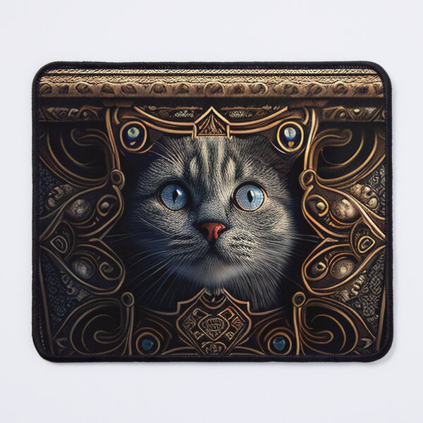 Item preview, Cat peaking out of a mystical pandora box designed and sold by RK - Shop.