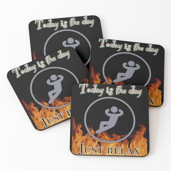 Item preview, Today is the day. Just relax. Do not worry about anything and enjoy the fire in a relaxed way. designed and sold by Kminos.