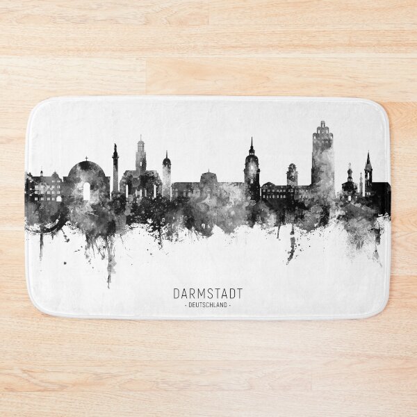 Item preview, Darmstadt Germany Skyline designed and sold by ArtPrints.