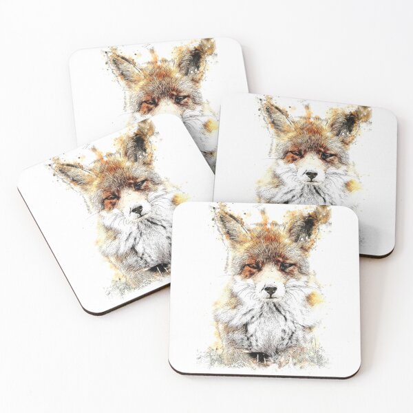 Item preview, Thoughtful fox designed and sold by zeljana0504.