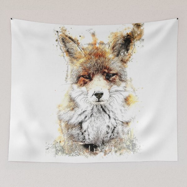 Item preview, Thoughtful fox designed and sold by zeljana0504.