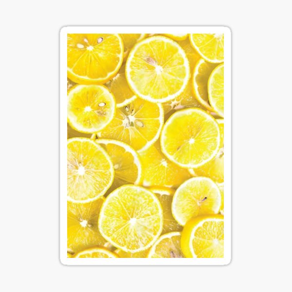 "Sliced lemmons lemon seeds lemon wedges circles twist of lemon