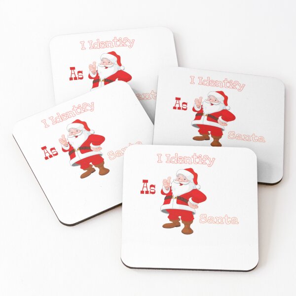 Item preview, I identify as santa christmas gift cool  designed and sold by DondDesigner.