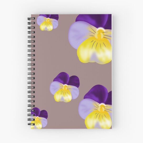 Item preview, Summer Pansies Penséer Flowers Pattern  designed and sold by Karen Ekdahl.