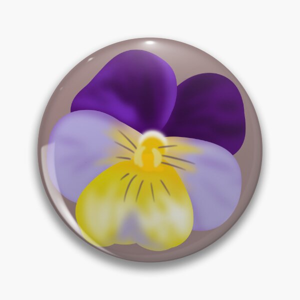 Item preview, Summer Pansies Penséer Flowers Pattern  designed and sold by Karen Ekdahl.