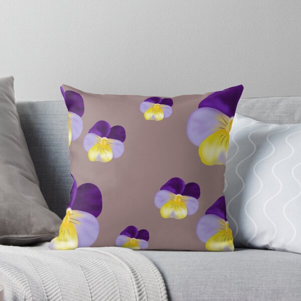 Item preview, Summer Pansies Penséer Flowers Pattern  designed and sold by Karen Ekdahl.