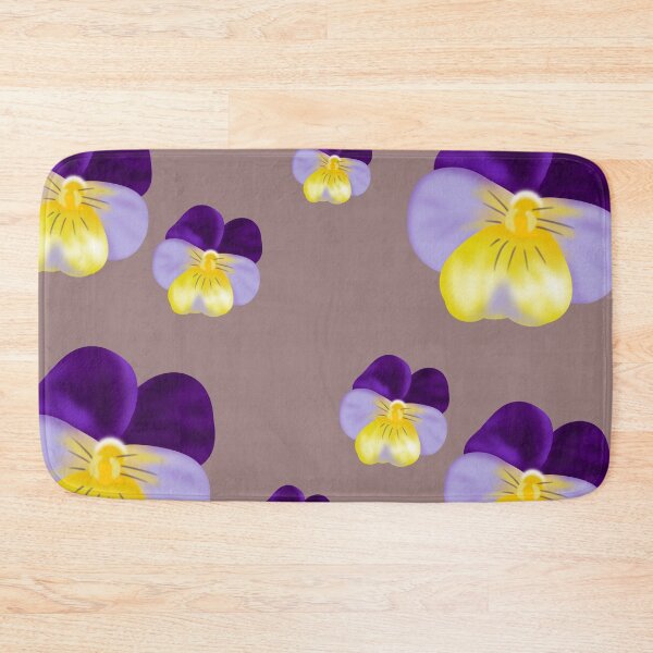Item preview, Summer Pansies Penséer Flowers Pattern  designed and sold by Karen Ekdahl.