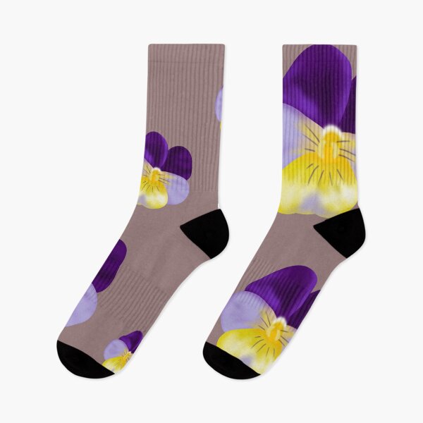 Item preview, Summer Pansies Penséer Flowers Pattern  designed and sold by Karen Ekdahl.