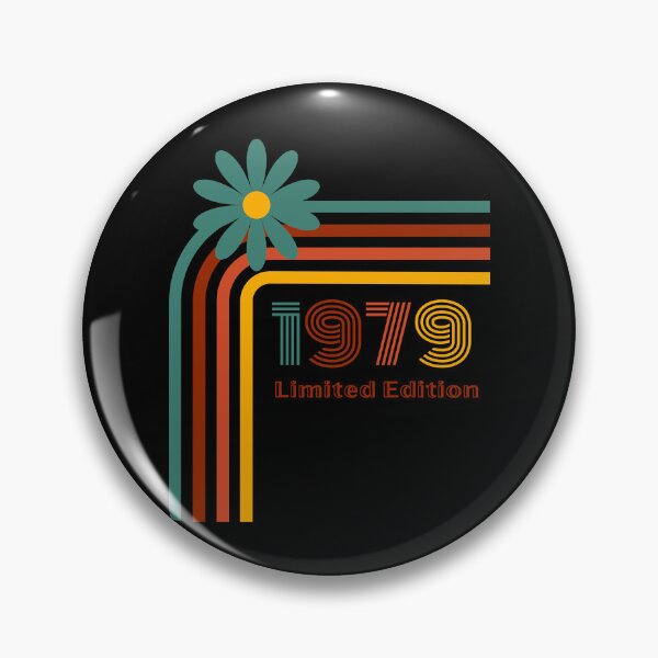 Item preview, Born In 1979 Retro Limited Edition Birthday Design designed and sold by RockBeeDesigns.