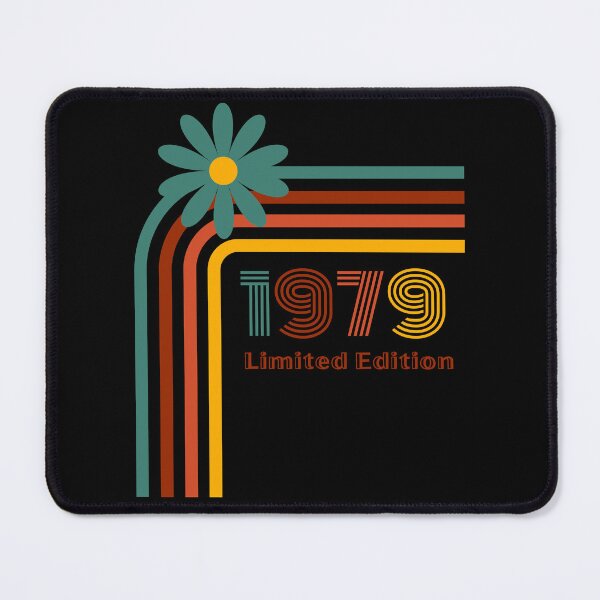 Item preview, Born In 1979 Retro Limited Edition Birthday Design designed and sold by RockBeeDesigns.