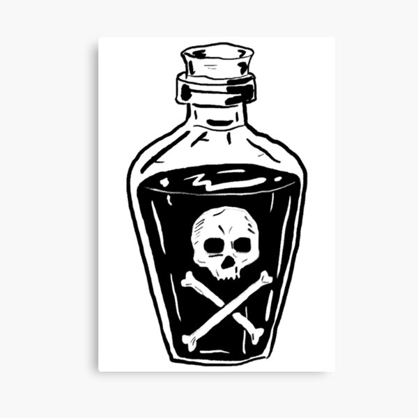 Aperçu de l'œuvre Bouteille de poison sorcier créée et vendue par thehat24.