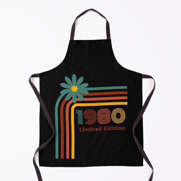 Item preview, Born In 1980 Retro Limited Edition Birthday Design designed and sold by RockBeeDesigns.