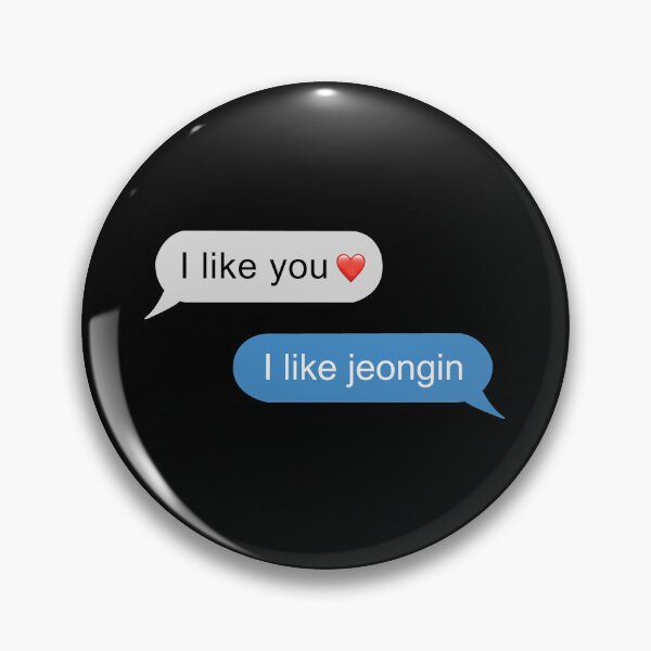 Item preview, Funny I like Jeongin Text designed and sold by Supra Designs.