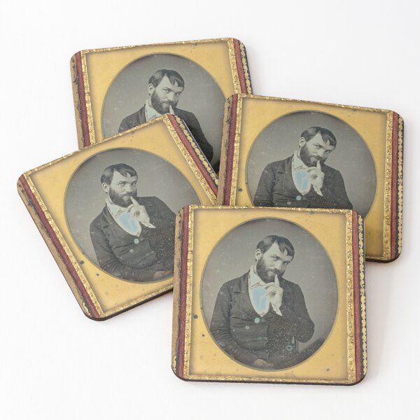 Item preview, Portrait of a Man 19th Century Photograph Print designed and sold by KimCheetham.