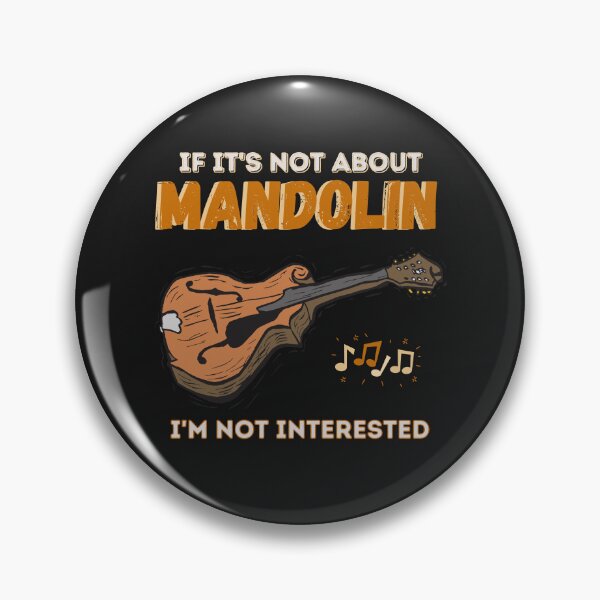 Item preview, Funny Mandolin, If It's Not About Mandolin I'm Not Interested, Mandolin Gift Ideas designed and sold by Urban-Celt.