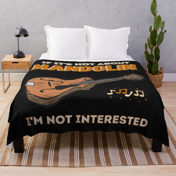 Item preview, Funny Mandolin, If It's Not About Mandolin I'm Not Interested, Mandolin Gift Ideas designed and sold by Urban-Celt.